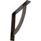 Ekena Millwork Bulwark Steel Bracket, Antiqued Brass 2"W x 14"D x 14"H BKTM02X14X14BUABS - alternate 1
